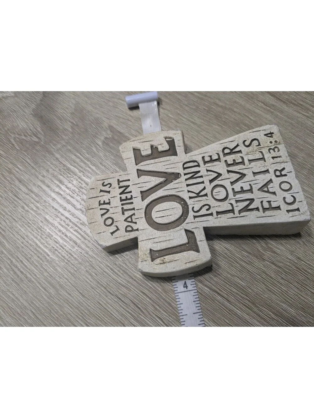 Decorative Cross Wall Hanging with Inspirational Bible Verse